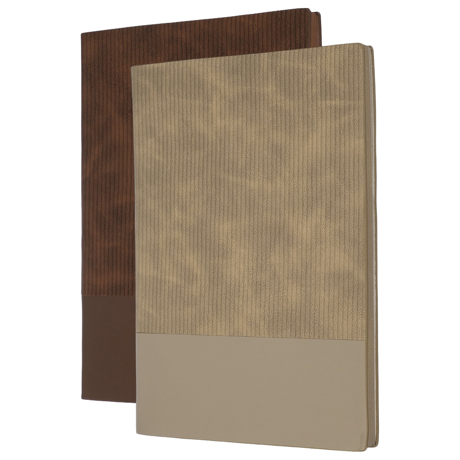 "Unique Bargains - 2pcs Hardcover Leather Lined Journal, 100 Pages 8.3x5.7"" A5 Lined Diary Notebook for Office Home Writing - Beige/Brown" price history on PriceWatchPro