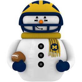 Sporticulture - Michigan Wolverines 7' Inflatable Snowman Player - Blue