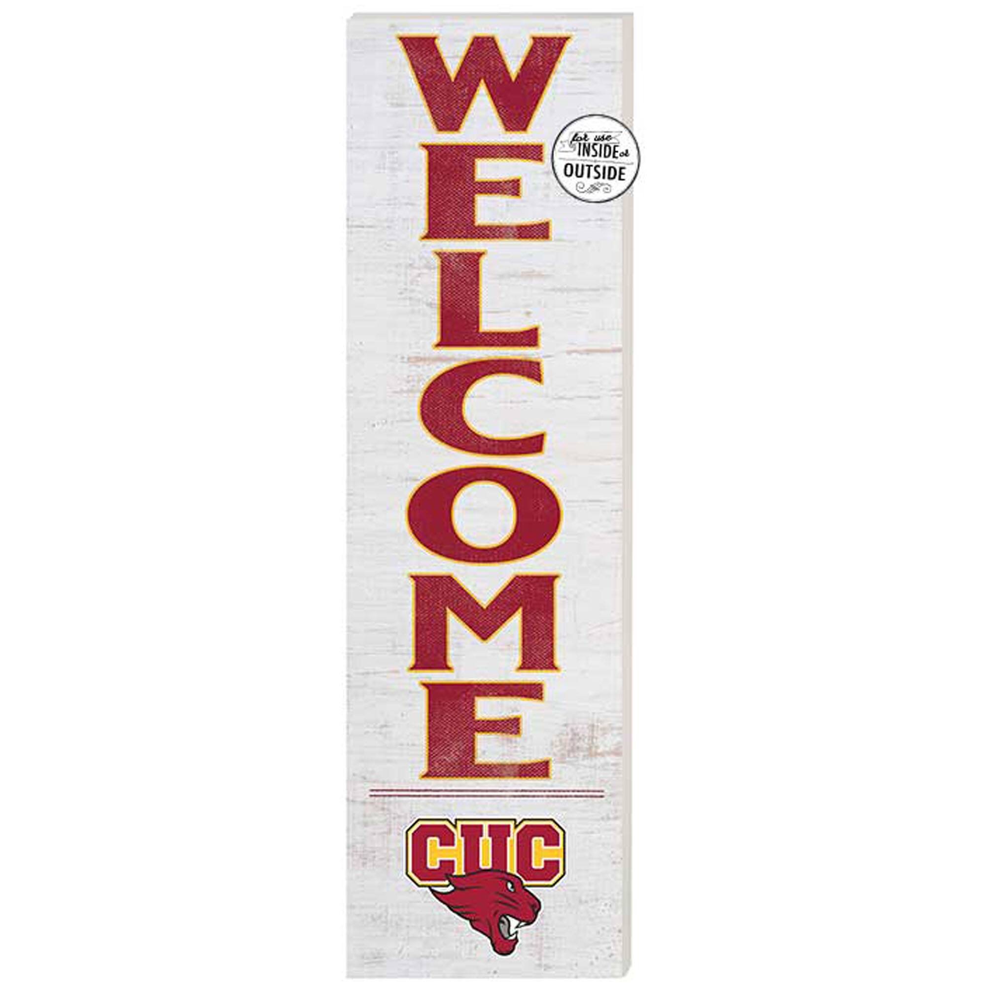 Concordia University (IL) Cougars 10'' x 35'' Indoor/Outdoor Welcome Sign