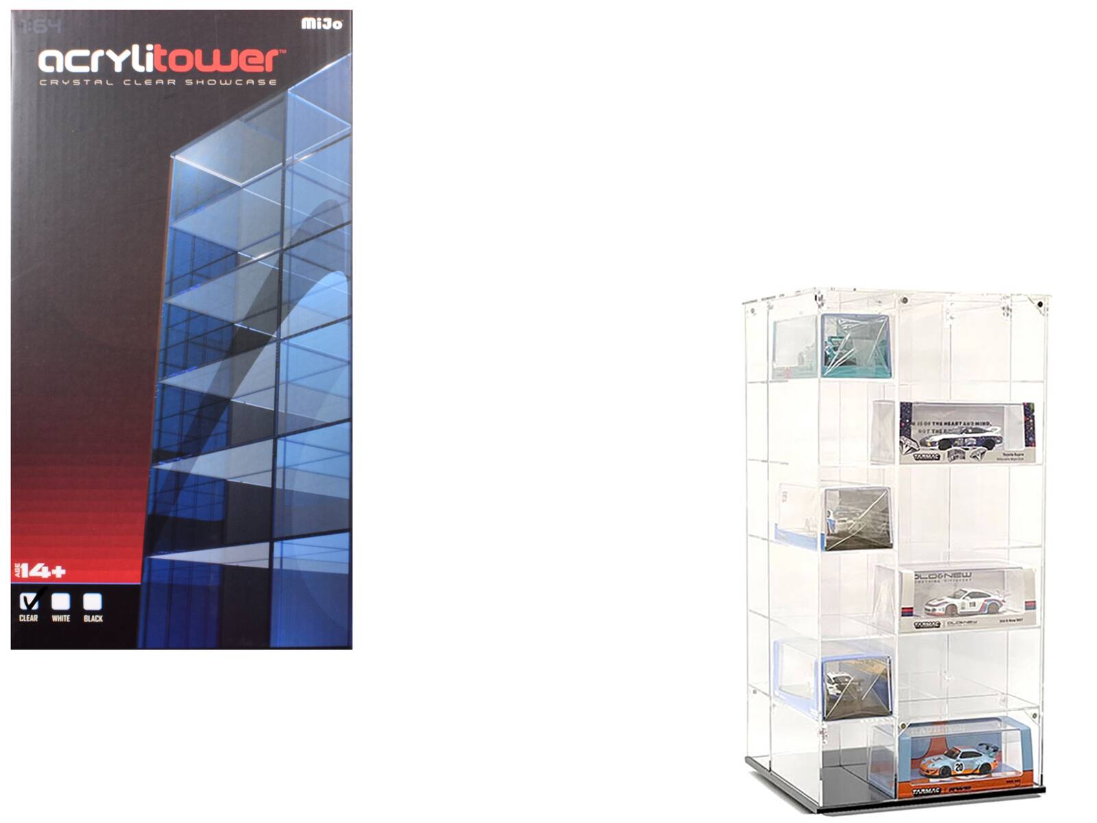 1:64 MiJo acrylitower CRYSTAL CLEAR SHOWCASE  
ADE 11 4+  
LOGNEW  
CLEAR  
WHITE  
BLACK  
02