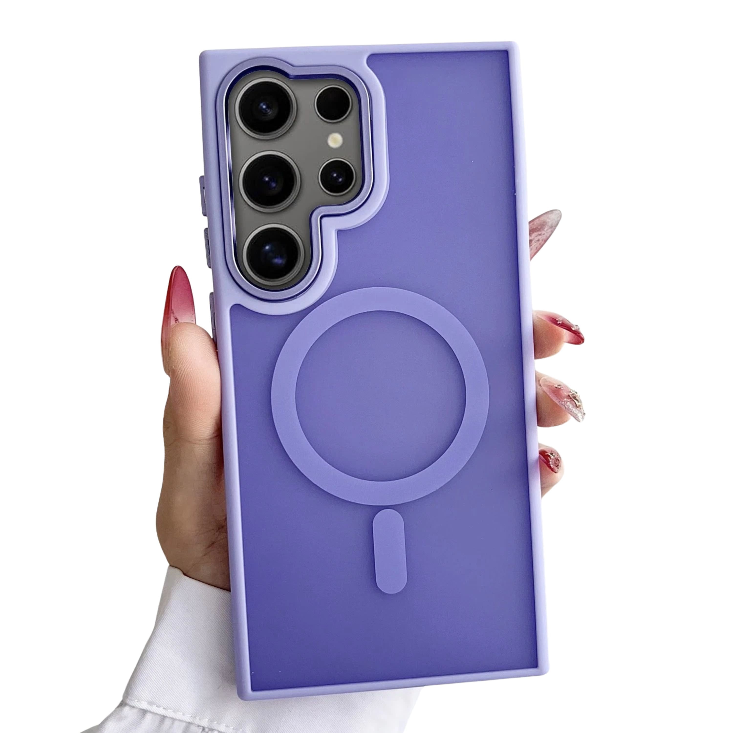 Kitcheniva - Ultra-Slim MagSafe Phone Cover For Samsung Galaxy S26 Plus - Purple