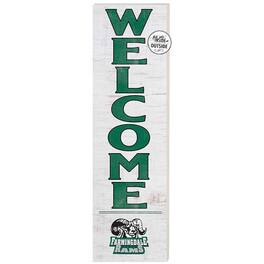 Jardine - SUNY Farmingdale State Rams 10'' x 35'' Indoor/Outdoor Welcome Sign - White