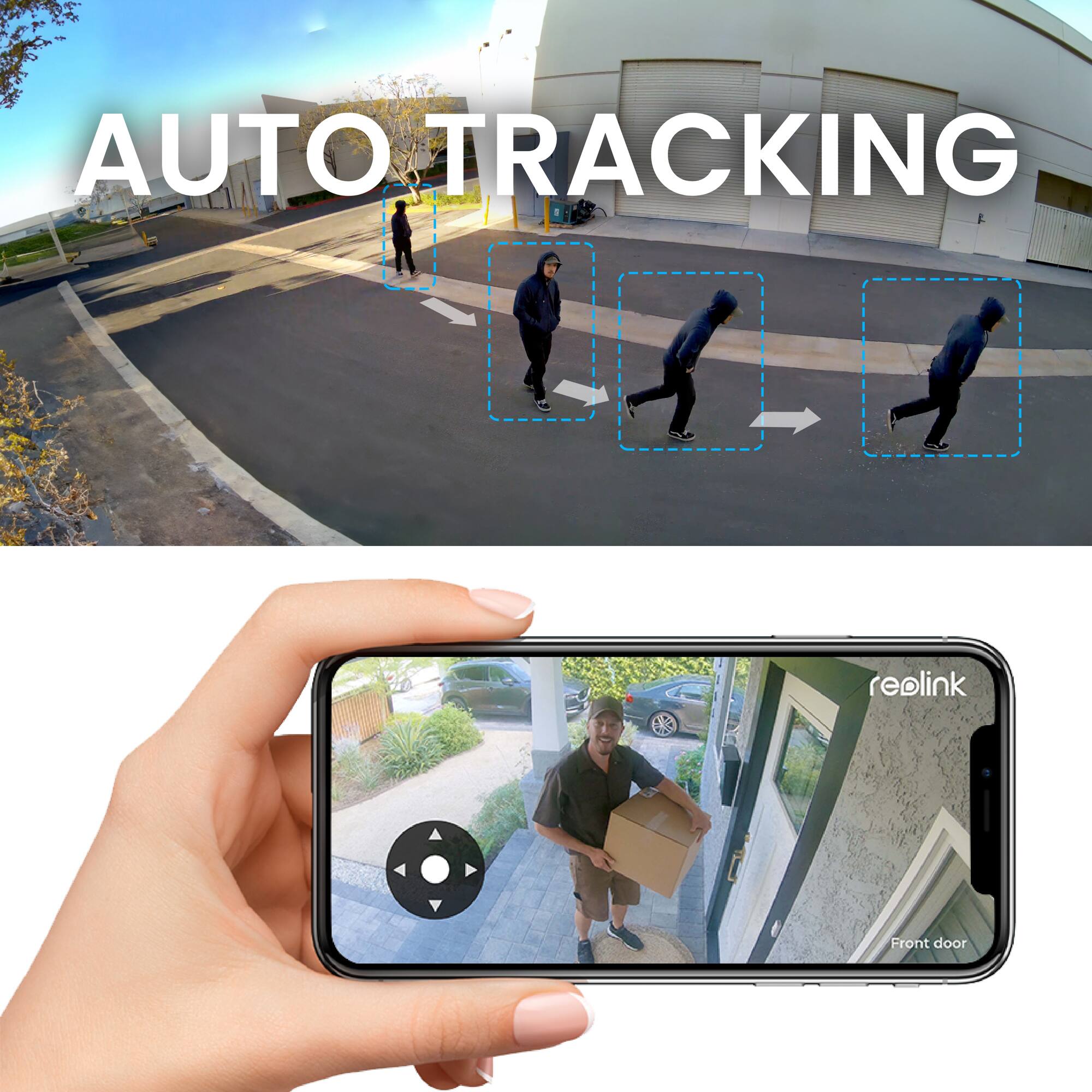 AUTO TRACKING reolink Front door
