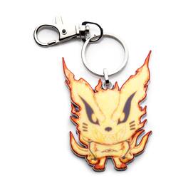 SalesOne LLC - Naruto Shippuden Fire Cat Enamel Pendant Keychain - Orange