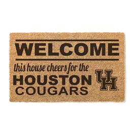 Jardine - Houston Cougars 18" x 30" Welcome Doormat - Brown