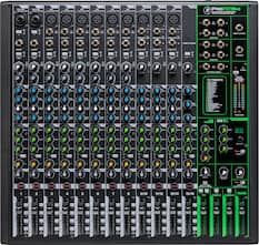 Front. Mackie - ProFX16v3 Professional Effects Mixer with USB - Black.