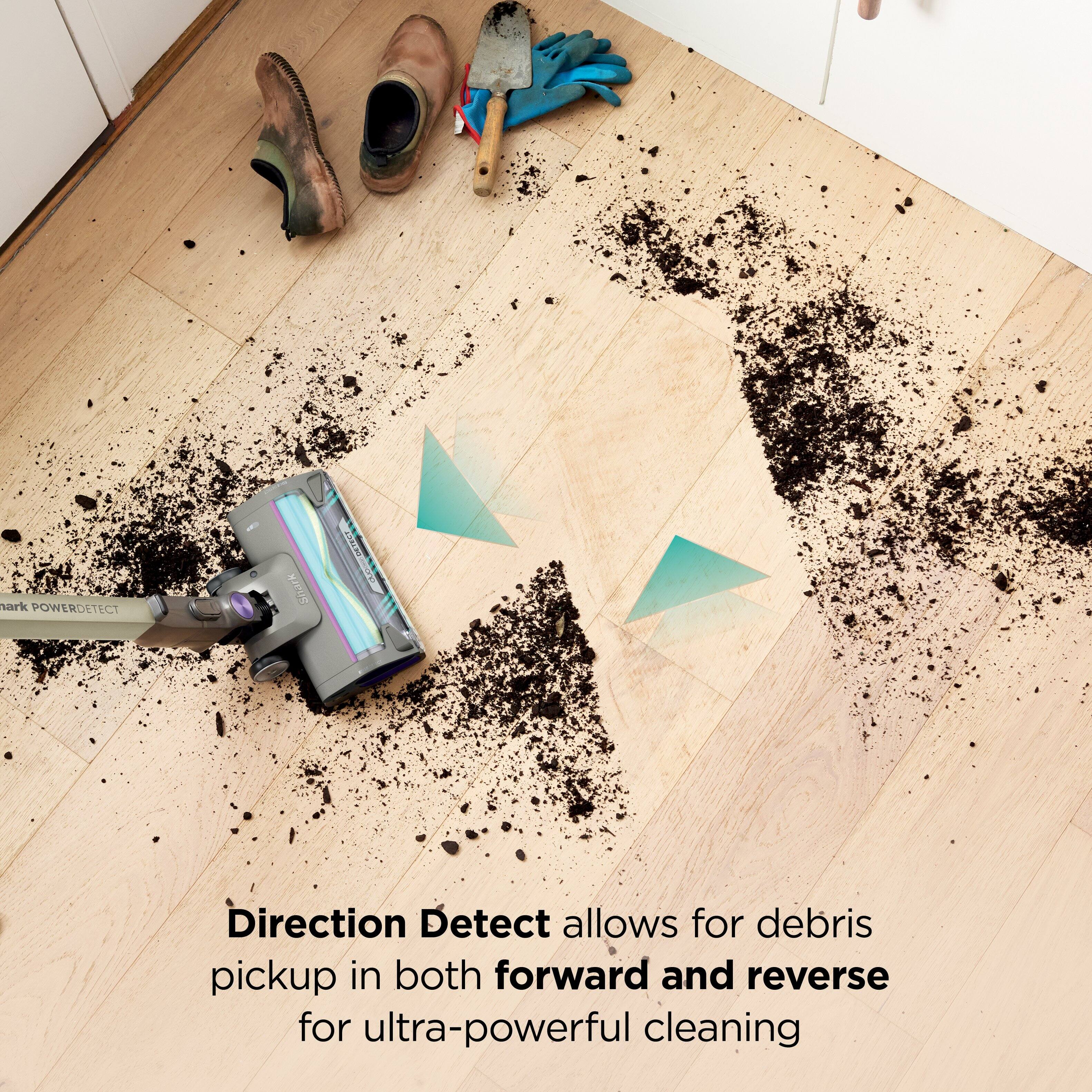 ark POWERDETECT Bmrk  
Direction Detect allows for debris pickup in both forward and reverse for ultra-powerful cleaning