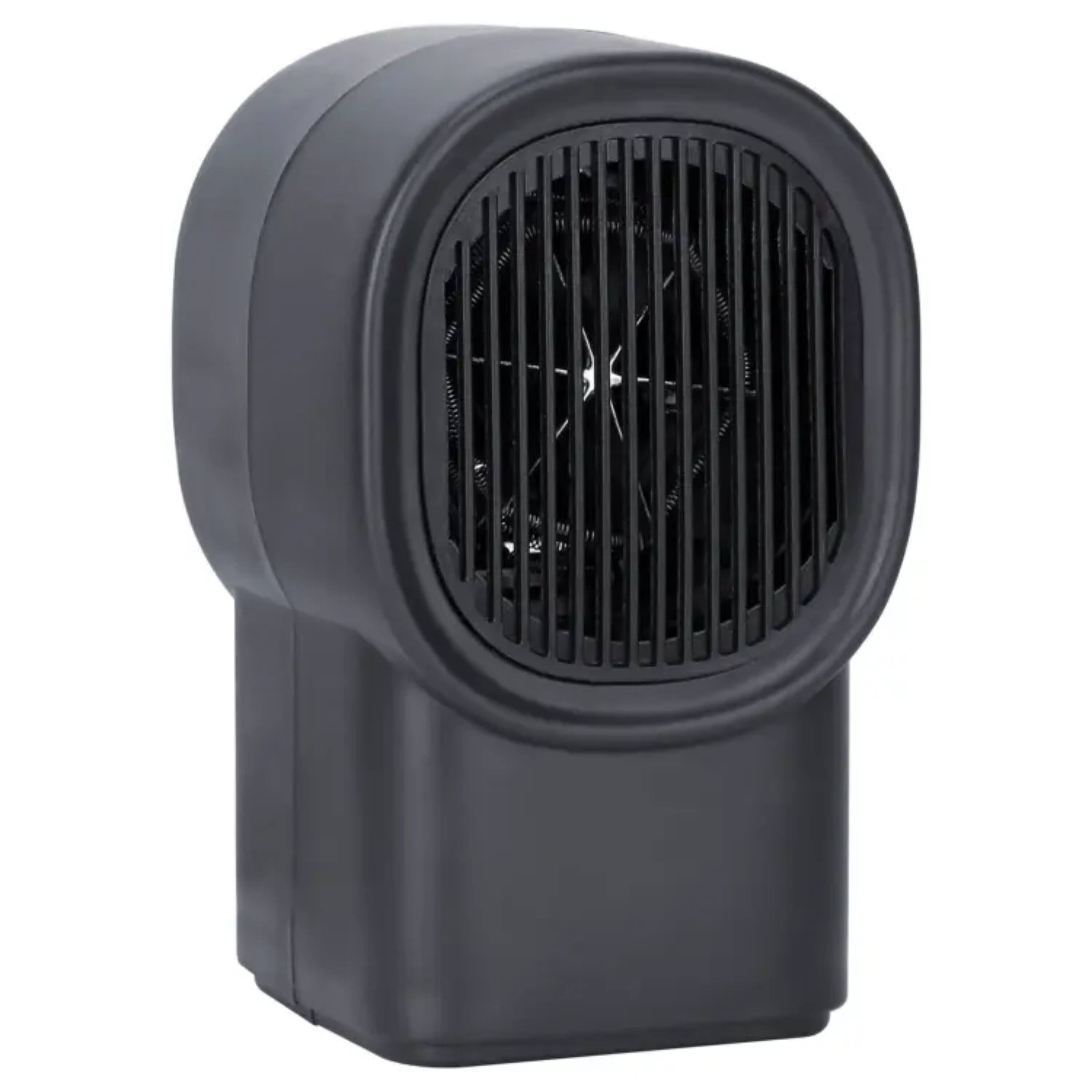 Front. Kitcheniva - Portable Electric Space Heater - Black.