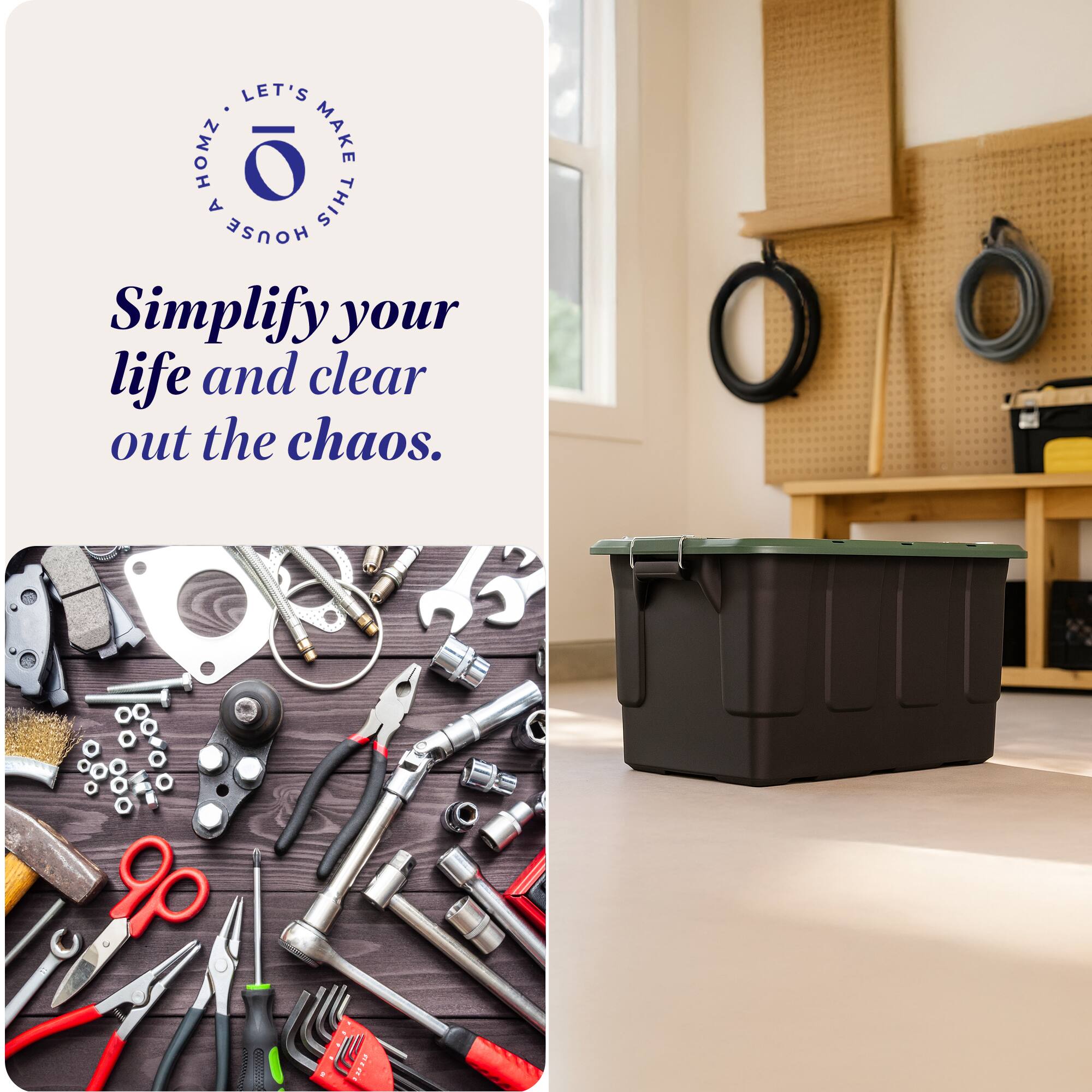 LET'S MAKE THIS HOUSE HOMZ

Simplify your life and clear out the chaos.