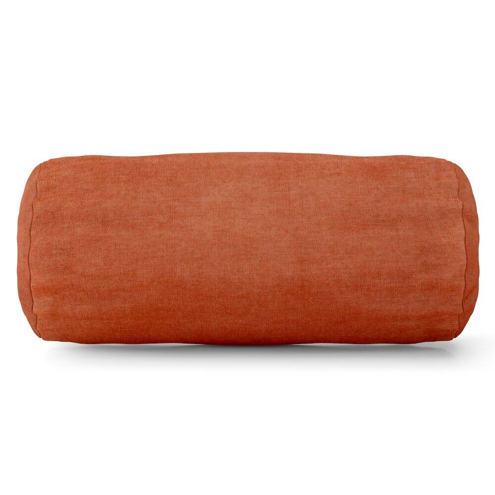 Front. Majestic Home - Bolster Pillow Villa Orange - Orange.