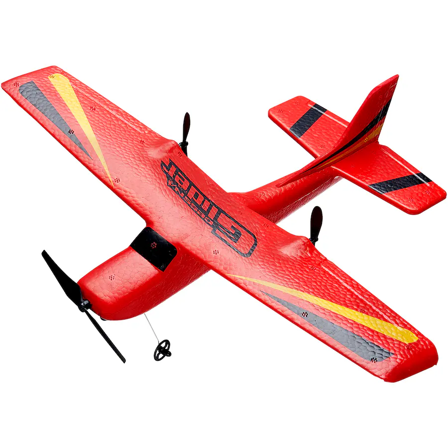 VEVOR RC Plane, 2.4GHZ 2 Channel Remote Control Airplane with 6 Axis ...