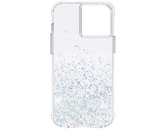 Front. Case-Mate - Case-Mate Stardust Twinkle Ombre Case - iPhone 13 Pro Max/12 Pro Max - Stardust Twinkle Ombre.
