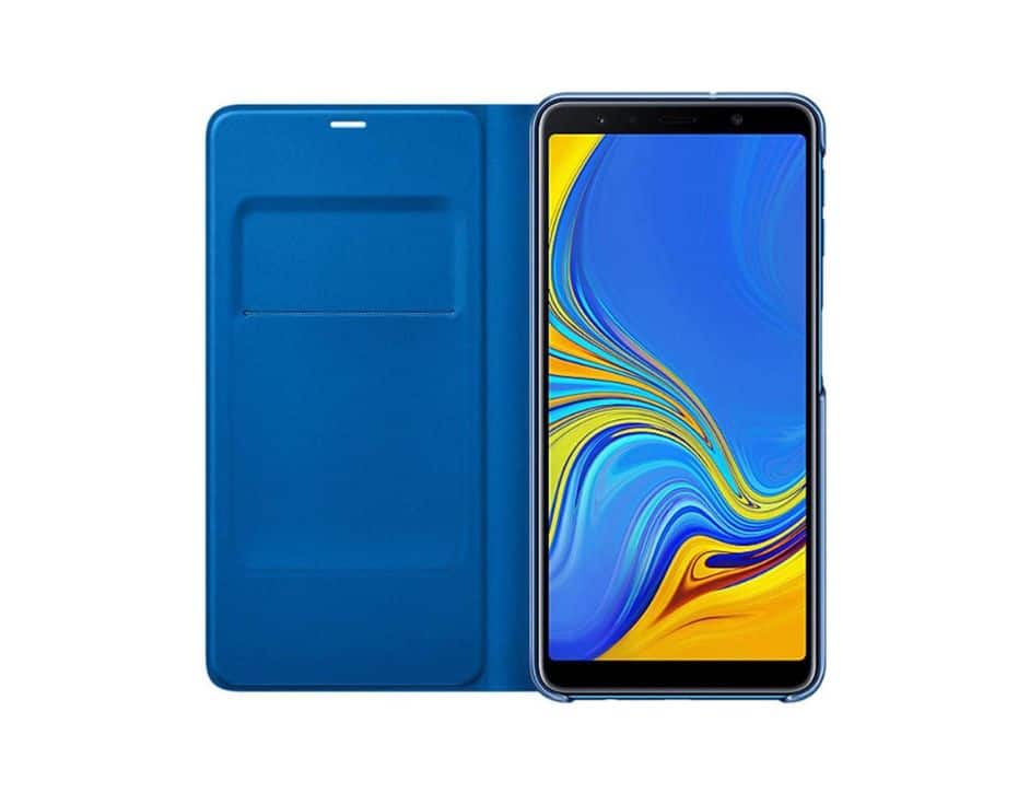 Samsung - Galaxy A7 Wallet Cover I Color: - Blue