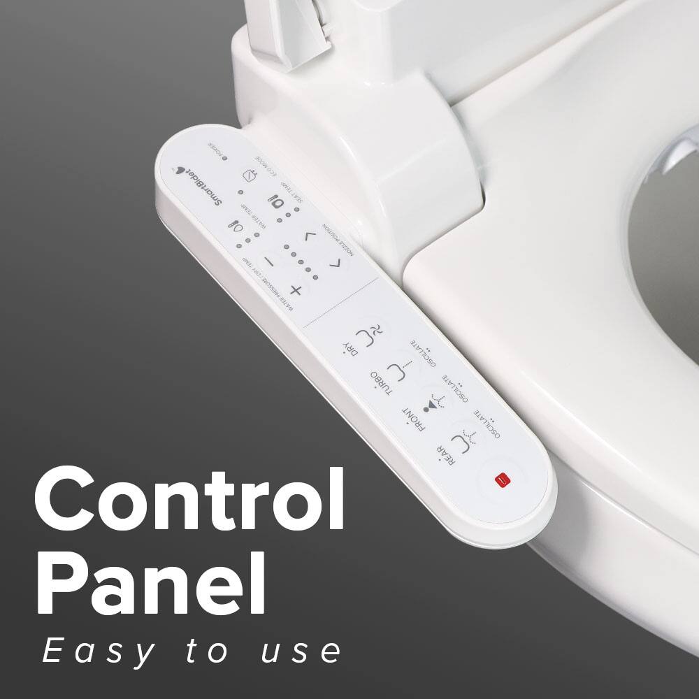 Sure, here is the corrected and grouped text:

**SmartBidet 3.10 VN**

- **POSITION**
  - UZZON
  - AaT

- **WATER**
  - DRY
  - LATE

- **3- nose TURBO OSCILLATE FRONT so REAR**

- **Control Panel**
  - Easy to use

**Control Panel**
- Easy to use
