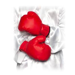 Underwraps - Boxing Gloves Adult Costume Accessory | OS - Red