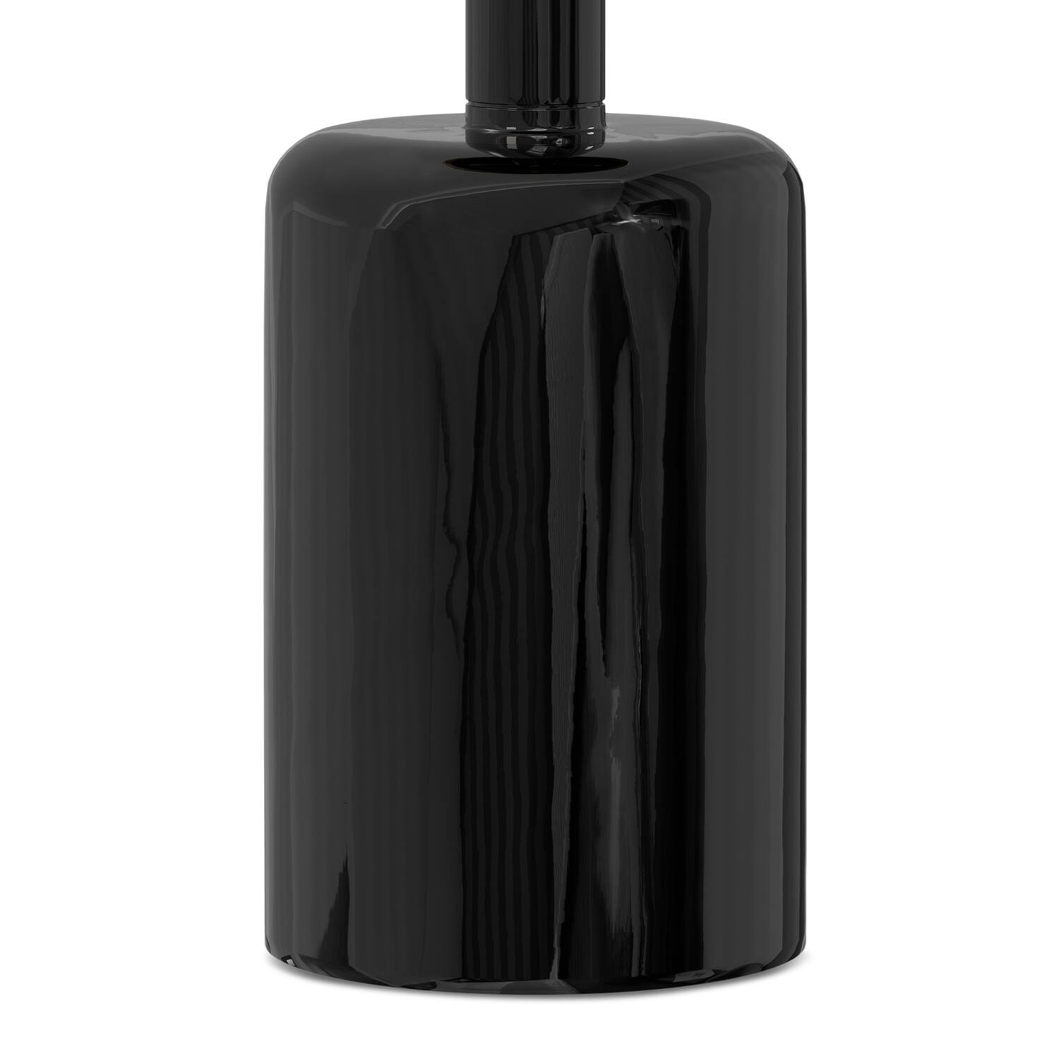 Alt View 4. Simpli Home - Frannie Modern Contemporary 10 inch Wide Metal Side Table in Gold / Black - Gold / Black.