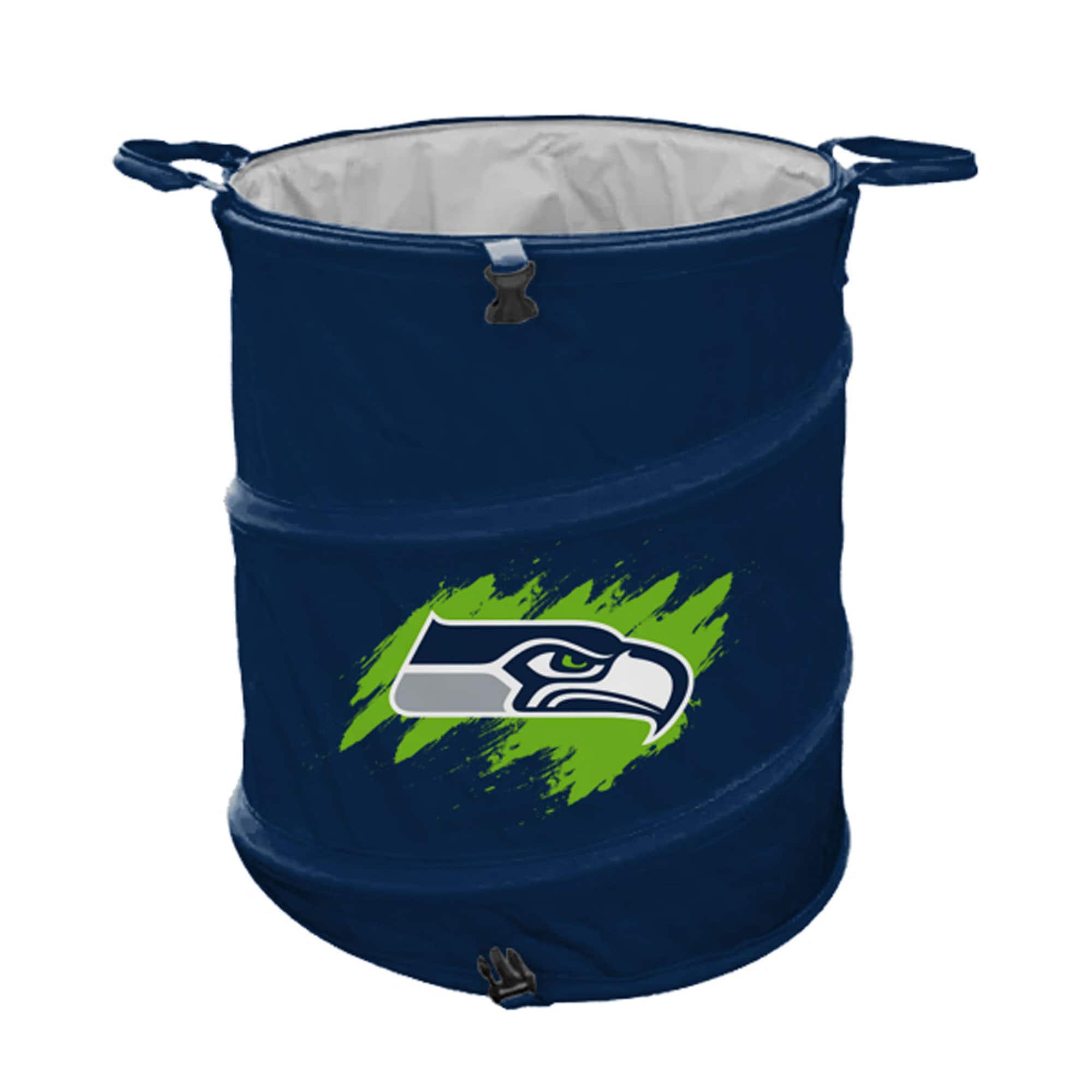 Front. Pegasus - Seattle Seahawks Big Logo Collapsible Can - Multicolor.