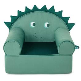 Costway - Kids Sofa Foam Filled Armchair Dinosaur Cuddly Toddler Couch with Washable Cover - Green