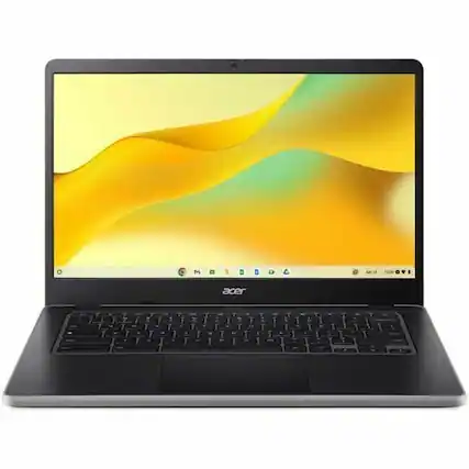 Front. Acer - Acer Chromebook 314 C936 C936-C0RN 14" Chromebook - Full HD - 60 Hz - Intel N-Series N100 - 8 GB - 64 GB Flash Memory - Black.
