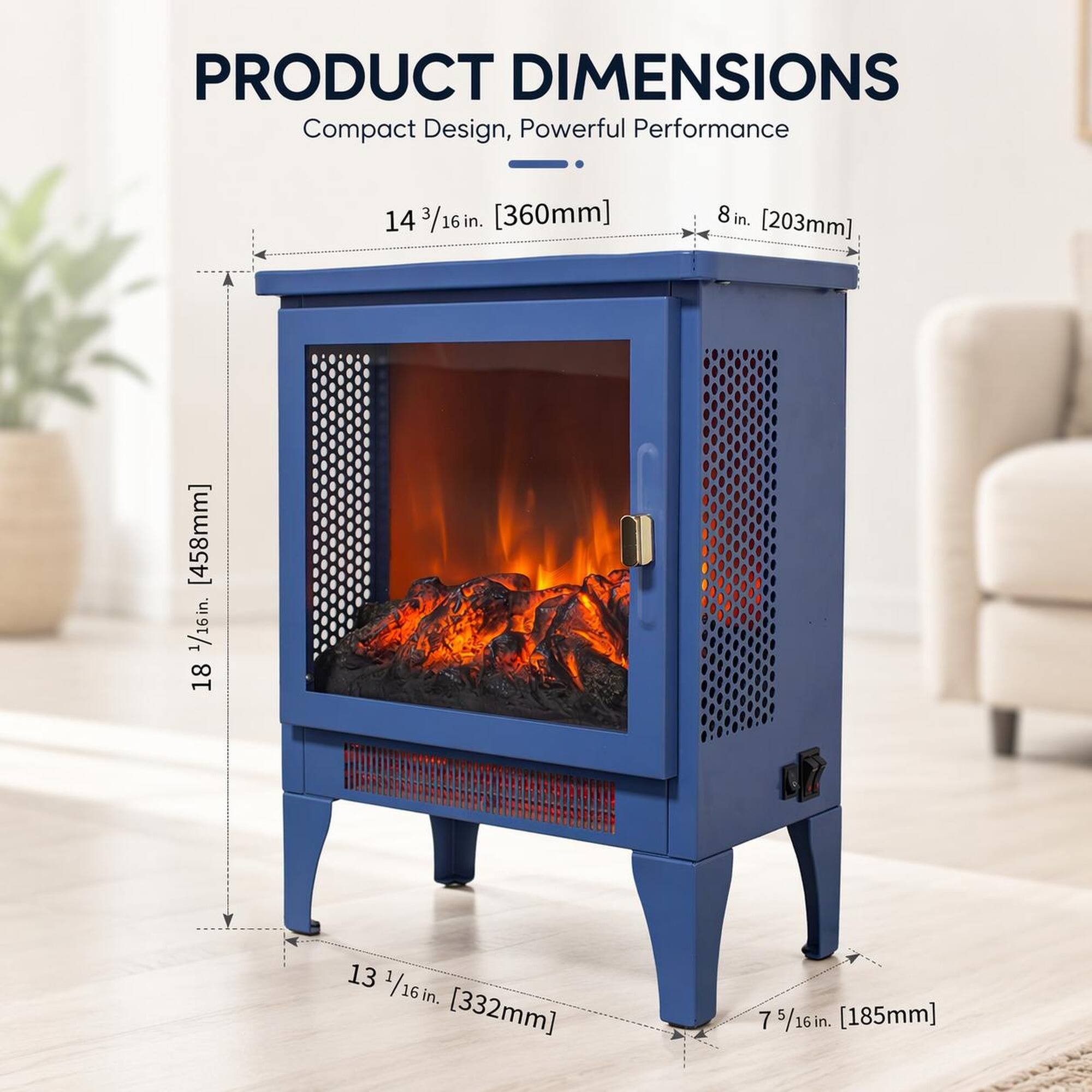 PRODUCT DIMENSIONS  
Compact Design, Powerful Performance  
14 3/16 in. [360mm]  
8 in. [203mm]  
18 1/16 in. [458mm]  
13 1/16 in. [332mm]  
7 5/16 in. [185mm]