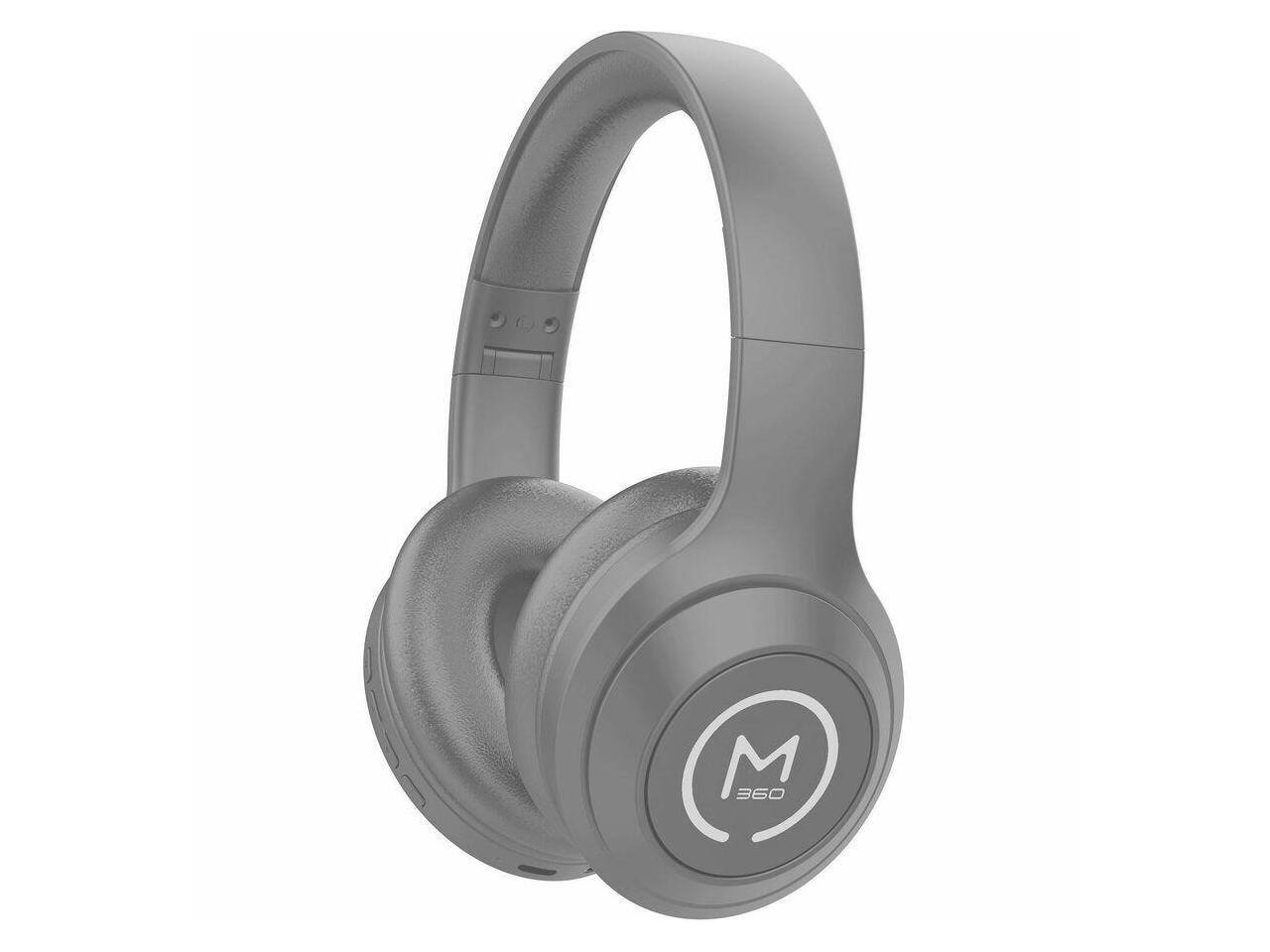 Alt View 2. Morpheus 360 - Morpheus 360 Comfort Plus Wireless Headphones - Bluetooth with Mic, 10H Playtime (Grey) - Blue.