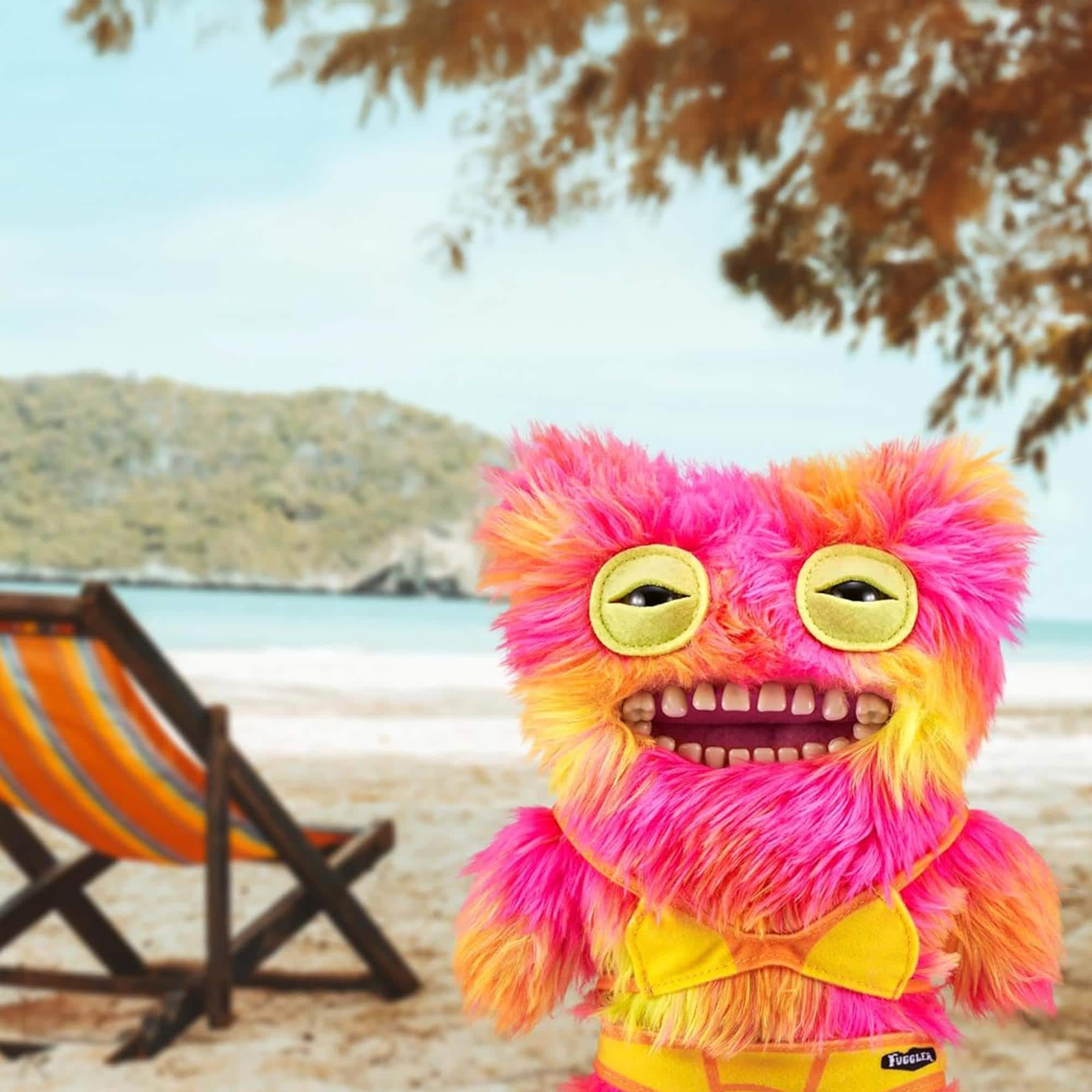 ZURU Fuggler Vacay Vibes 9 Inch Plush | Mr Buttons Multi Colored