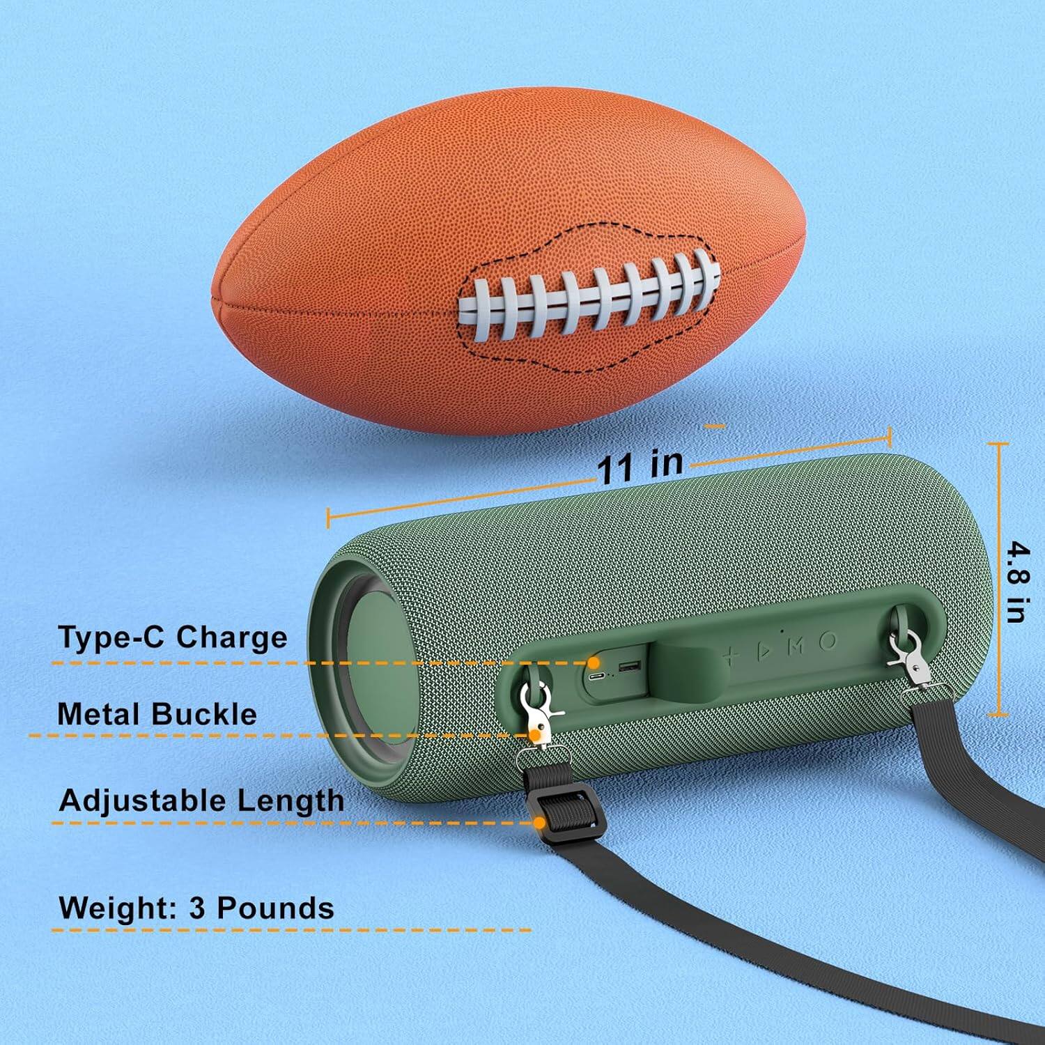 11 in Type-C Charge Metal Buckle +DMO 4.8 in Adjustable Length Weight: 3 Pounds