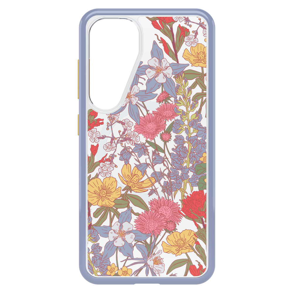 Alt View 1. OtterBox - Symmetry Clear Magnetic Case for Samsung Galaxy S25 - Purple Multicolor.