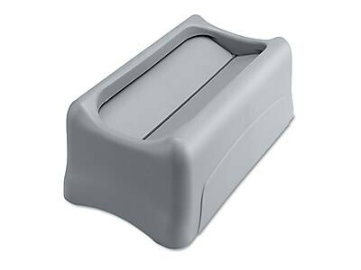 Alt View 1. RubberMaid - Slim Jim Indoor Lid Plastic, 23 Gal. - Gray.
