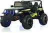 Costway - Kids Ride on Truck 12V Battery Powered Ride on Car 2-Seat with 2.4G Parental Remote Control - Black