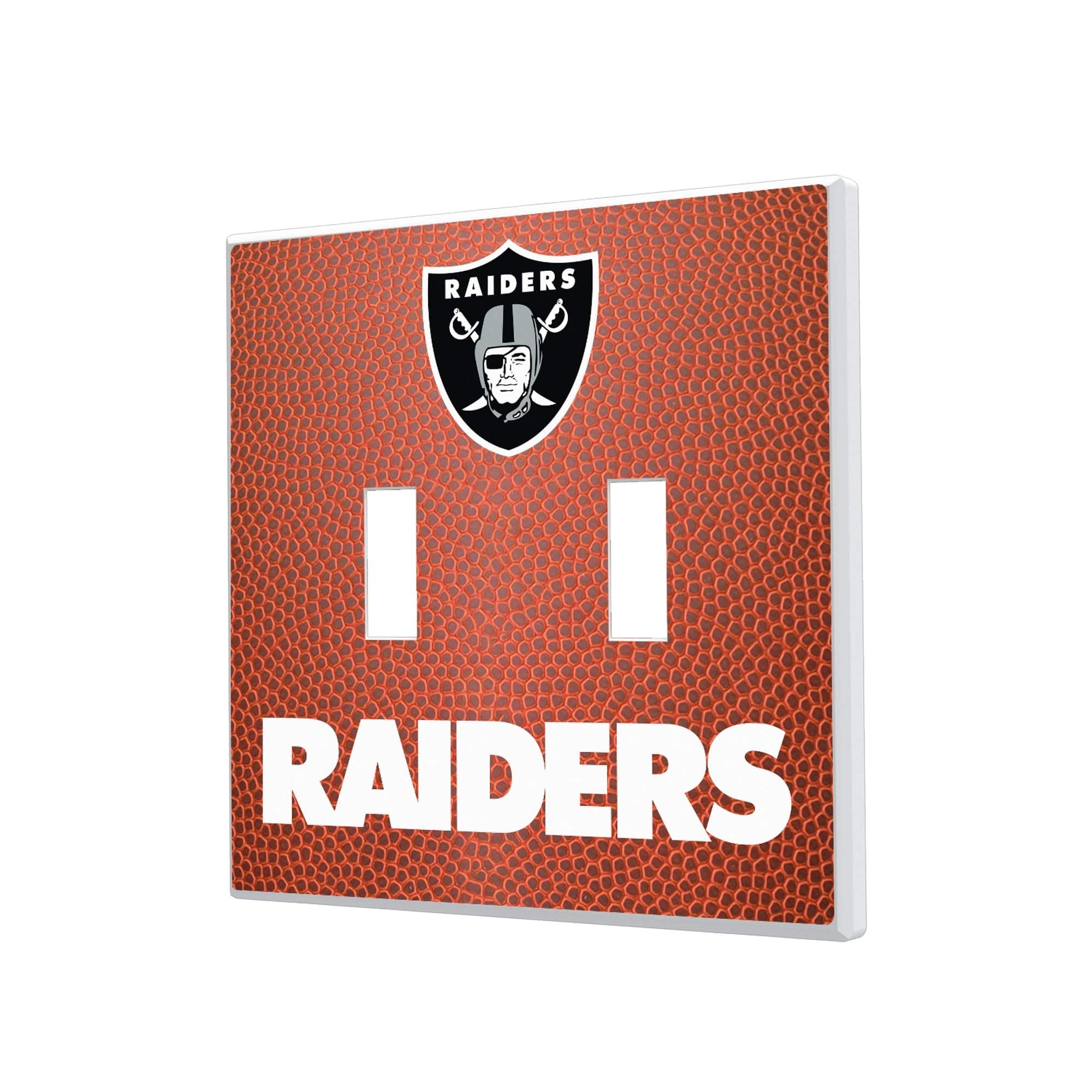 Keyscaper - Las Vegas Raiders Football Design Double Toggle Light Switch Plate - Multicolor price history on PriceWatchPro