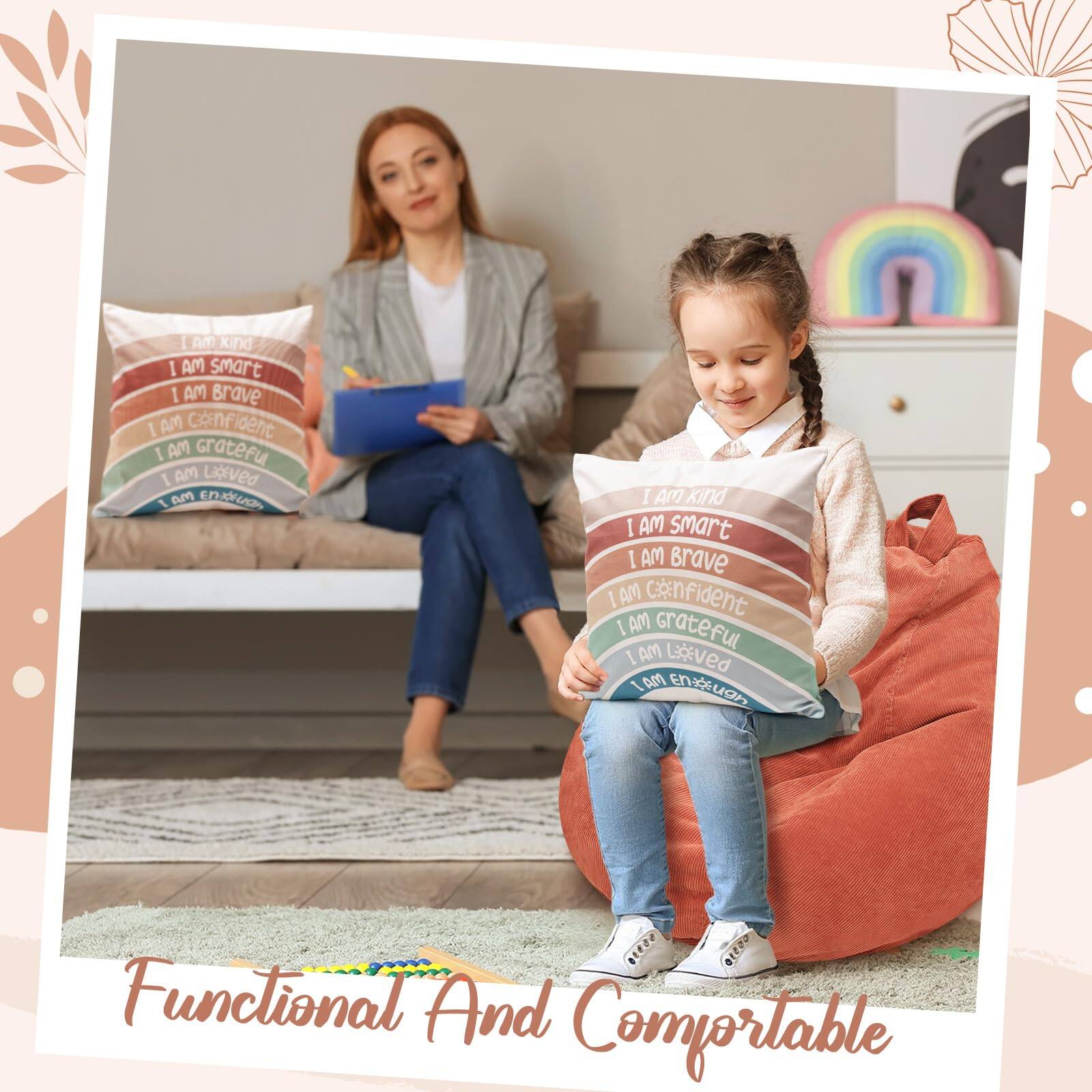 Sure, here is the corrected and grouped text:

---

**LAM Kind I AM smart I AM Brave I AM Confident I AM Grateful I AM Loved**

**I am EnUOn**

**I am Kind I AM smart I AM Brave I AM Confident I AM Grateful I AM Loved**

**I am EnUOn**

**Functional And Comfortable**

---