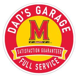 Fan Creations - Maryland Terrapins 16" Dad's Garage Wood Sign - Multicolor