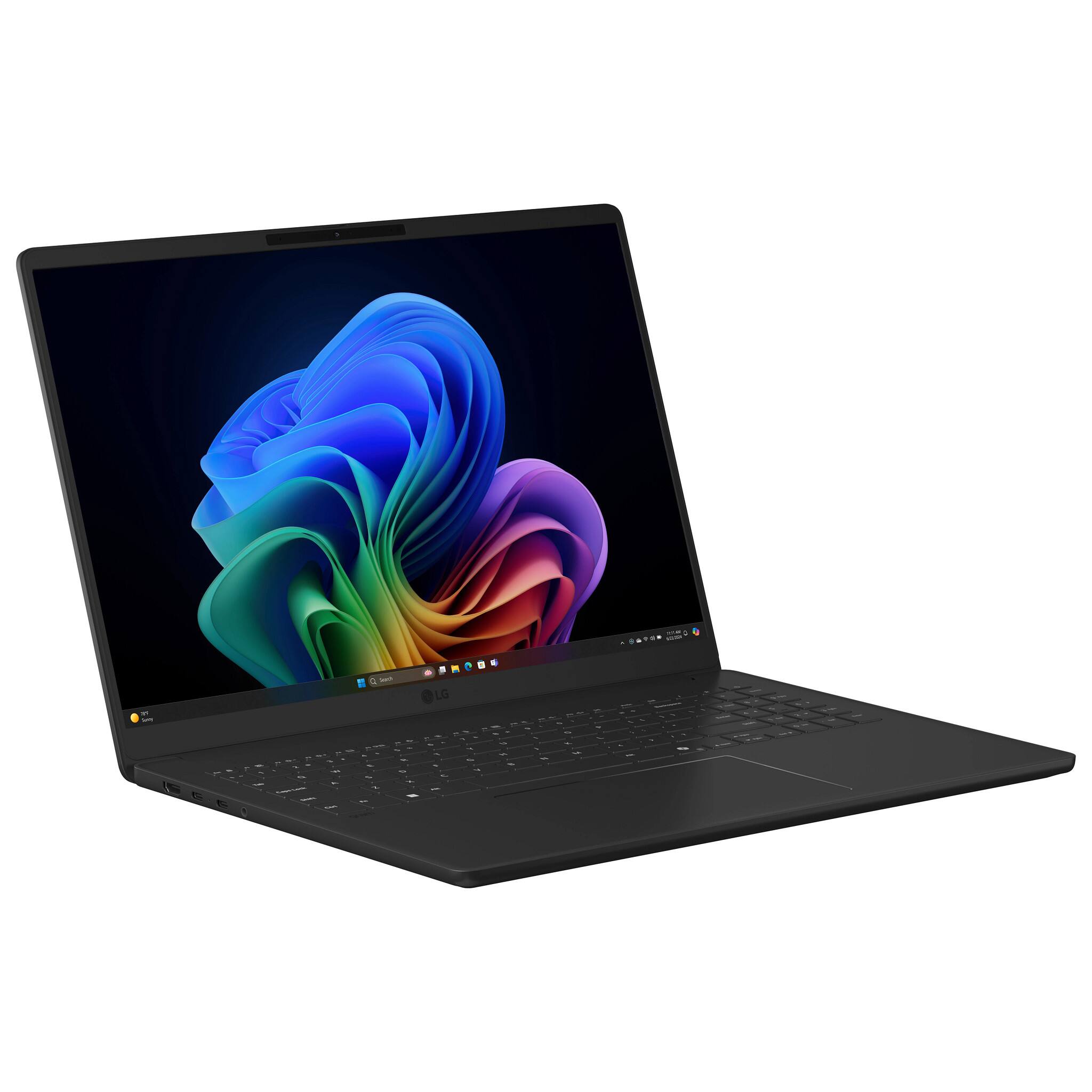 Alt View 15. LG - gram Book 16" 120Hz Touch-Screen Laptop  WUXGA AMD Ryzen AI 7 445 Processor with 16GB RAM - 1TB SSD - Titan Black.