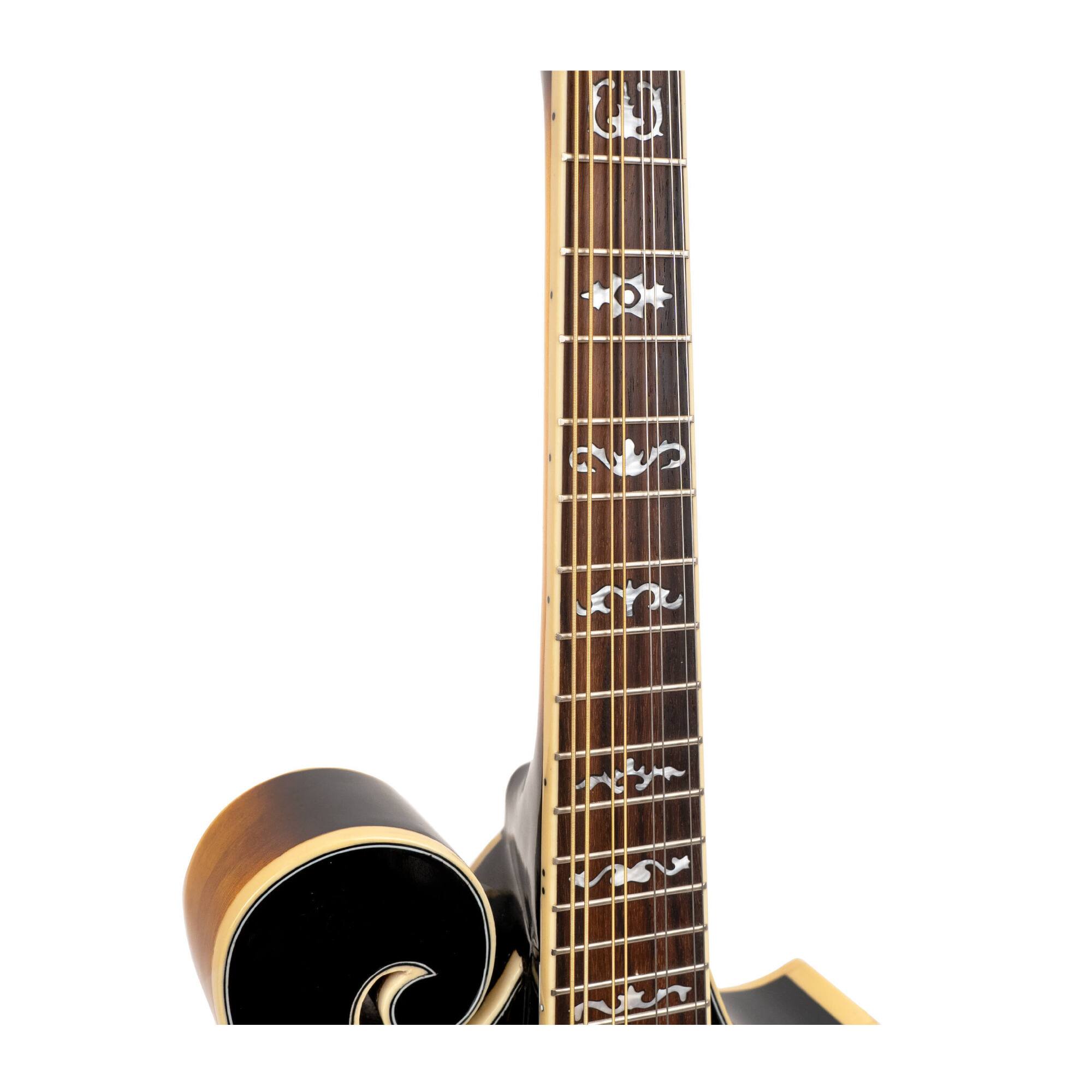 Back. Gold Tone - Gold Tone GM-35 F-Style Mandolin (Tobacco Sunburst) with Case.