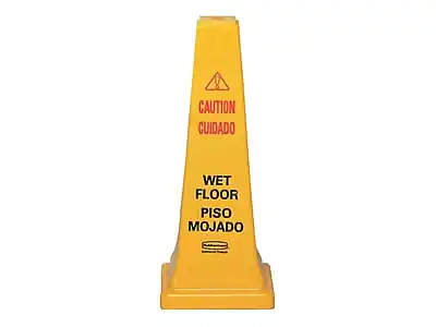 CAUTION
CUIDADO
WET FLOOR
PISO MOJADO