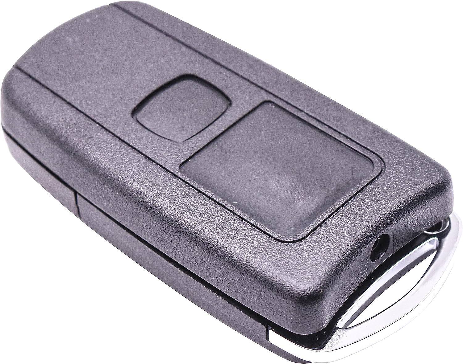 Alt View 1. HQRP - Folding Flip Key Fob Shell Case with 4 Buttons and CR1616 Battery for Honda Accord, Acura MDX RDX TL TSX ZDX - Black.
