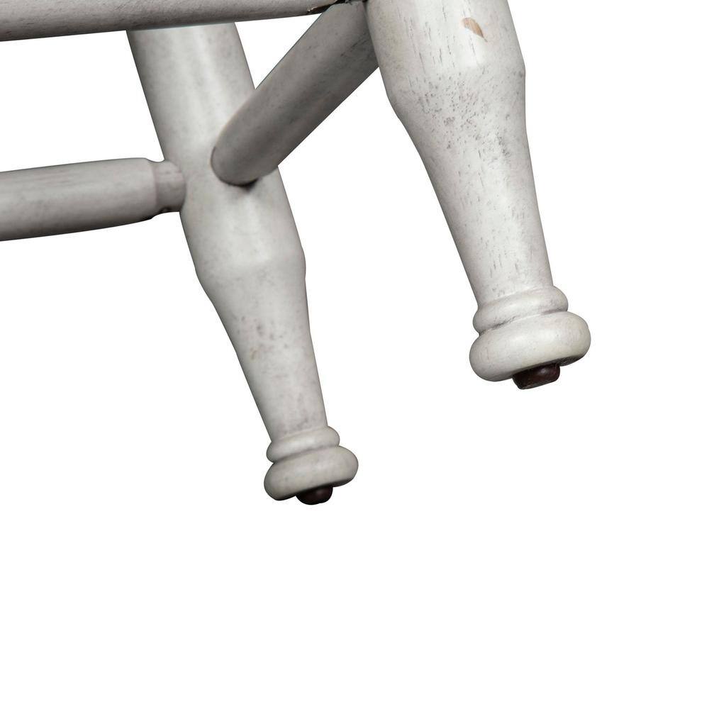 Alt View 2. Liberty Furniture Industries - Whitney Bench (RTA) in Antique Linen w/ Weathered Gray - White.