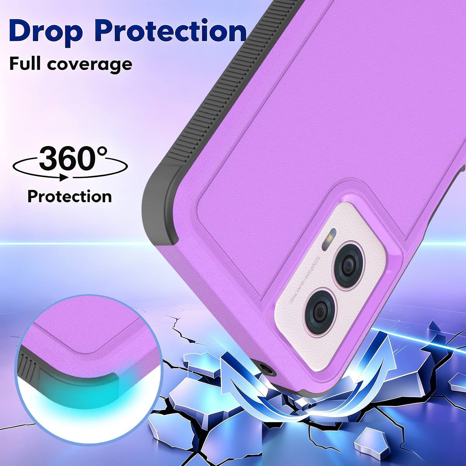 Drop Protection  
Full coverage  
360° Protection