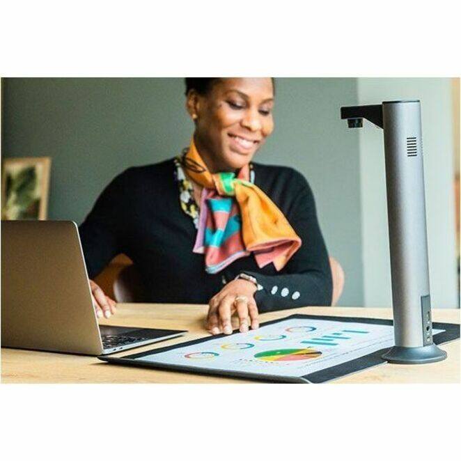 Alt View 8. IRIS - I.R.I.S. IRIScan Desk 7 Pro Overhead Scanner - 4912 x 3680 dpi Optical - 24-bit Color - Color, Grayscale Scan - Book - Unknown.