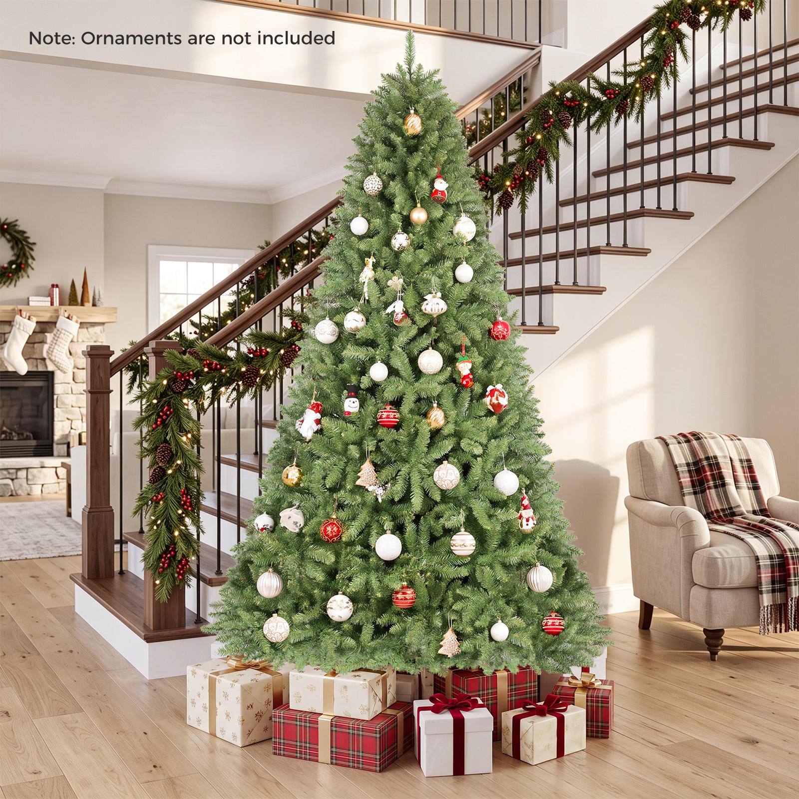 Note: Ornaments are not included