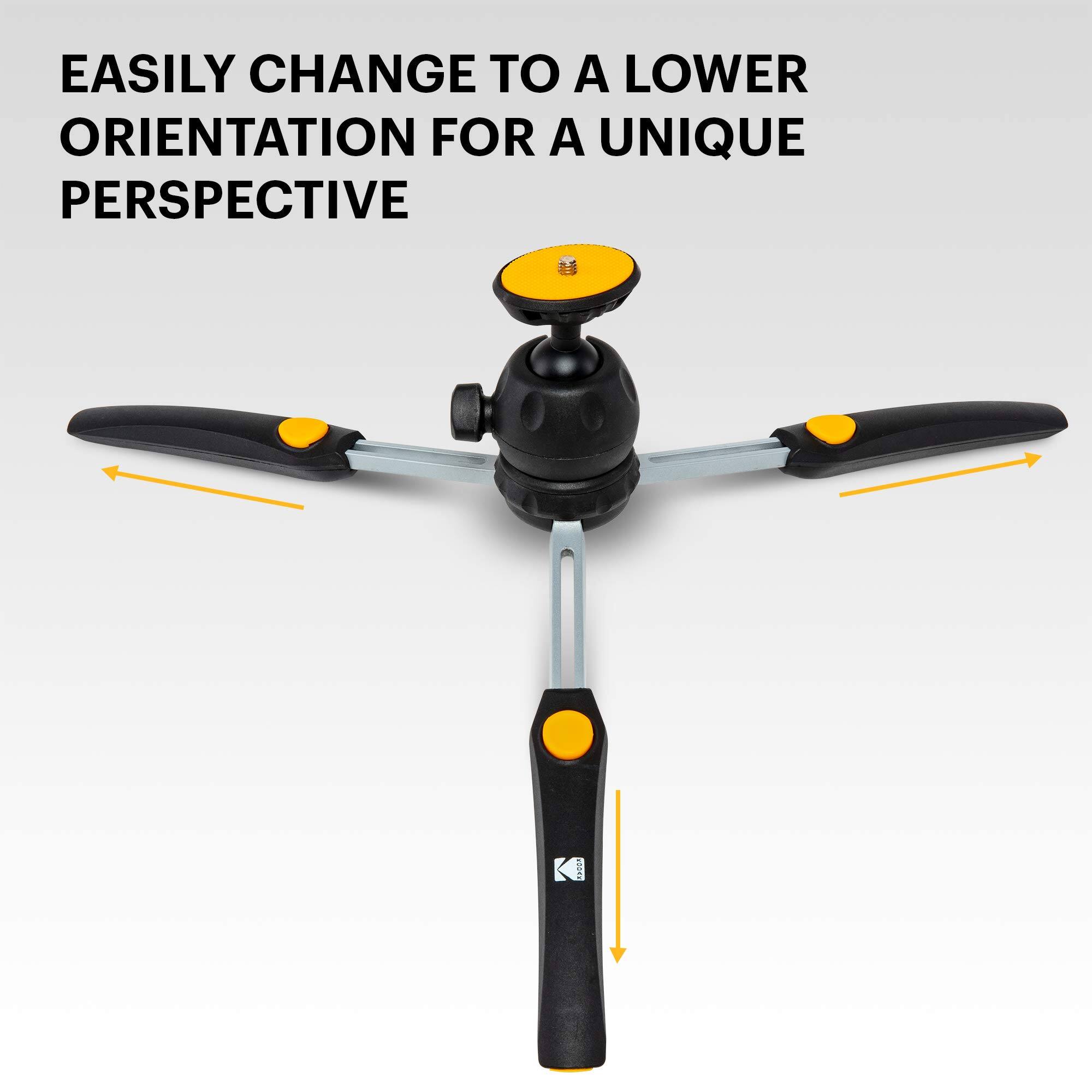 EASILY CHANGE TO A LOWER ORIENTATION FOR A UNIQUE PERSPECTIVE