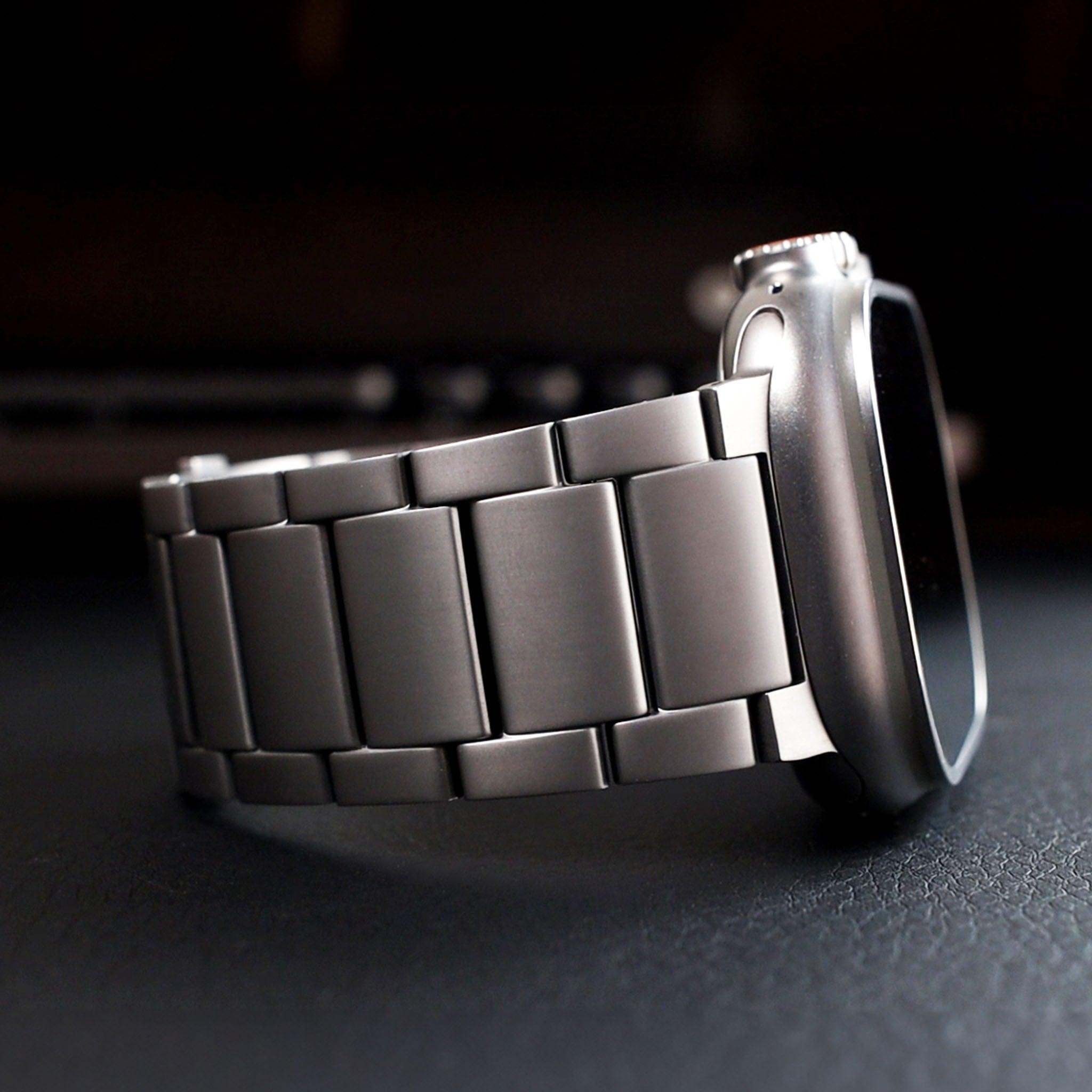 Alt View 5. Ultra Supply Co - Titanium Band for Apple Watch Ultra 3/2/1 49mm - Natural Titanium.