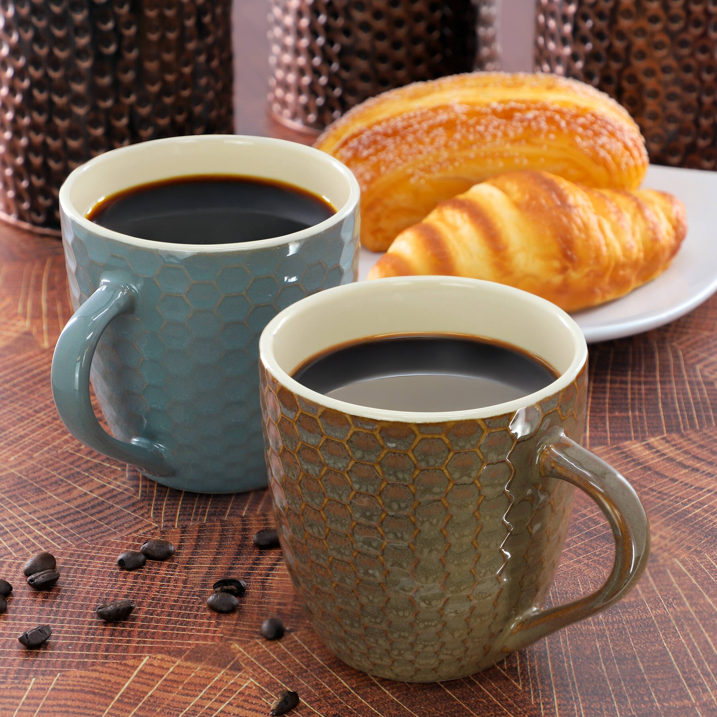 Alt View 7. Elama - Elama Honeysuckle 6-Piece 15 oz. Mug Set, Assorted Colors - Assorted.