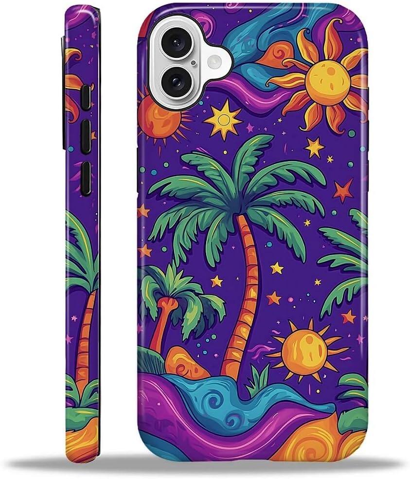 Palm Trees Stars Sun