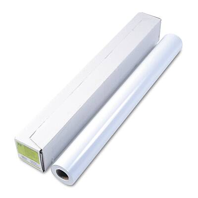 Front. HP - Universal Wide Format Bond Paper Roll, 36" x 100', Satin Finish - White.