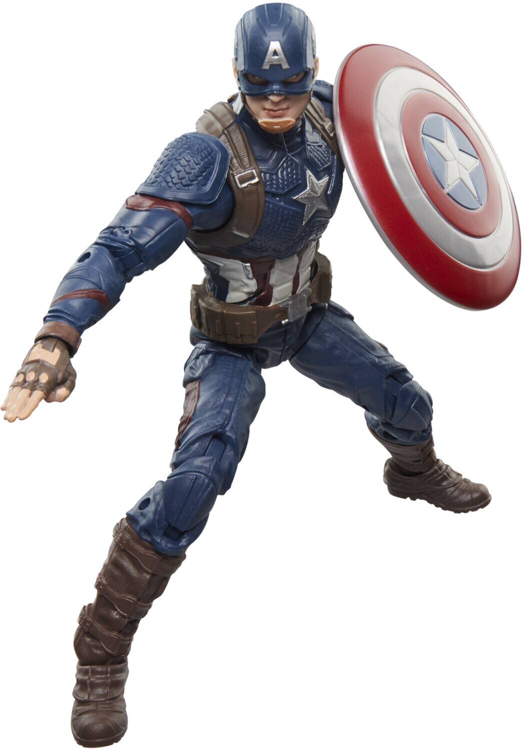 Alt View 2. Hasbro - Hasbro Collectibles - Avengers: Endgame - Marvel Legends - Captain America Action Figure   - COLLECTIBLES - Multicolor.