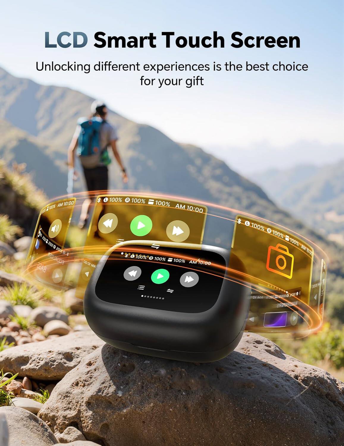 LCD Smart Touch Screen  
Unlocking different experiences is the best choice for your gift