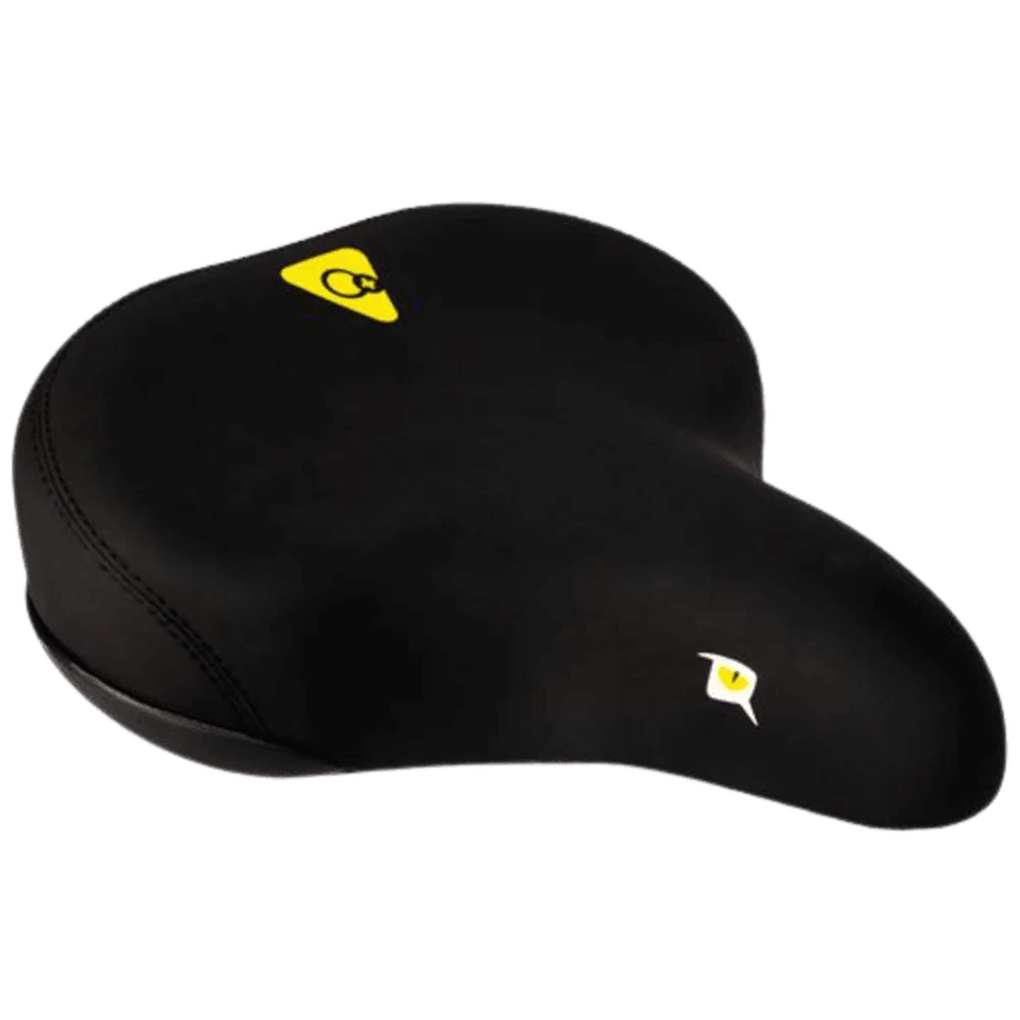 Front. QuietKat - Premium Comfort Saddle - Black.