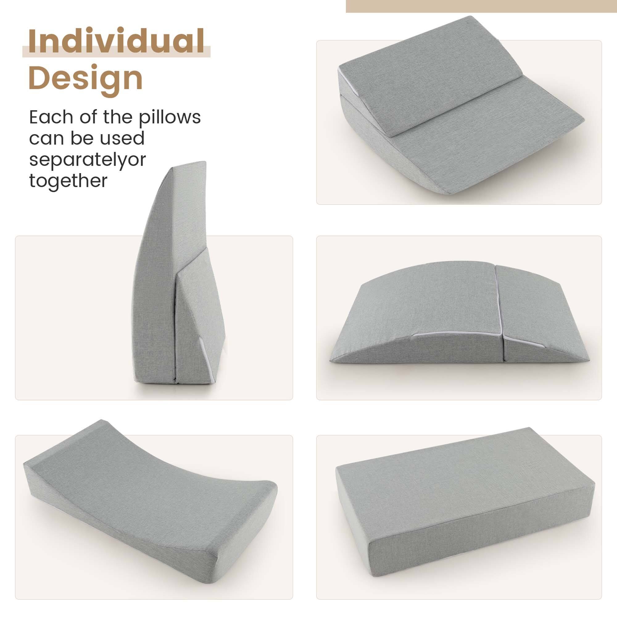 Individual Design  
Each of the pillows can be used separately or together